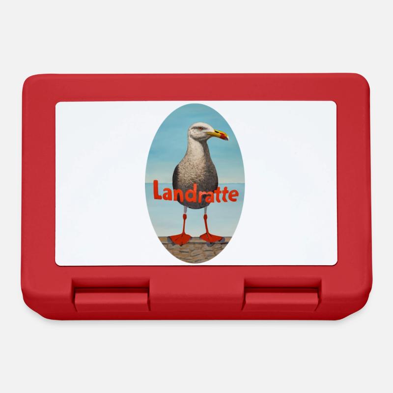 Landratte - Brotdose - Rot