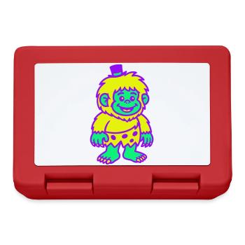 Guy with a hat - Lunchbox - red - Front