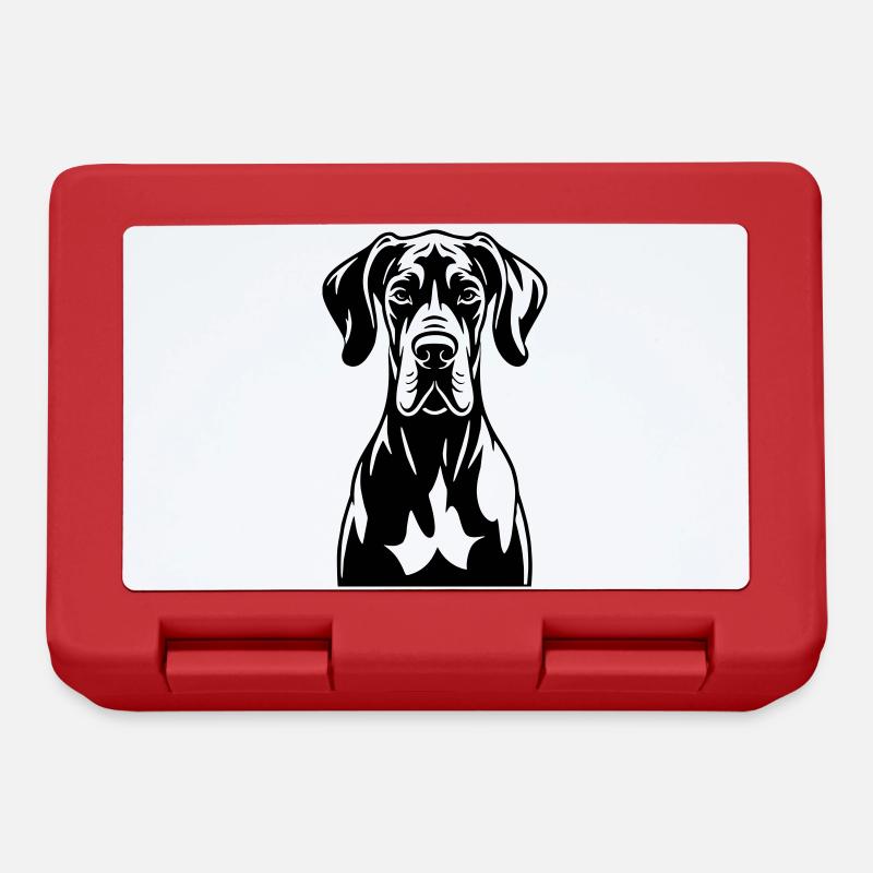 Dogge Frontal - Brotdose - Rot