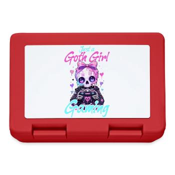 Pastel Goth Soft Goth Gaming Gamer - Lunchbox - red - Front