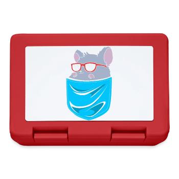 Chinchilla - Boîte à goûter - rouge - Devant