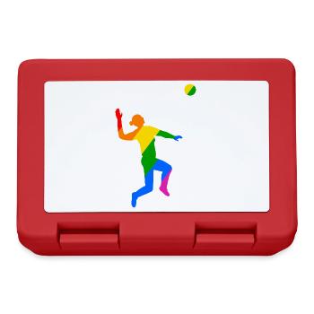 Rainbow Jump in Volleyball - Lunchbox - red - Front