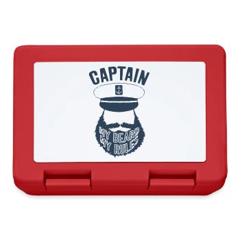 CAPITAINE BEARD RULES BOAT - Boîte à goûter - rouge - Devant