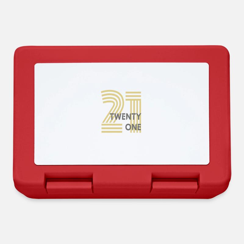 21 - Lunchbox - red