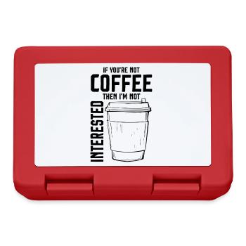 coffee coffee - Lunchbox - red - Front