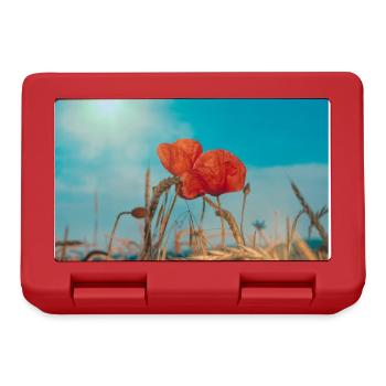 Poppies - Lunchbox - red - Front