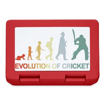 Évolution du cricket - Boîte à goûter - rouge - Devant
