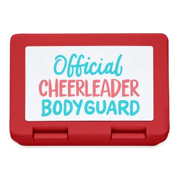 Garde du corps officiel de pom-pom girl - Boîte à goûter - rouge - Devant