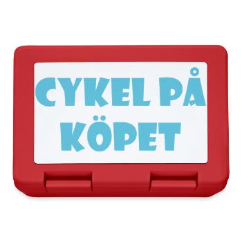 Humour parlant de Duva – Göteborg - Boîte à goûter - rouge - Devant