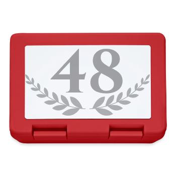 48 - Brotdose - Rot - Vorne