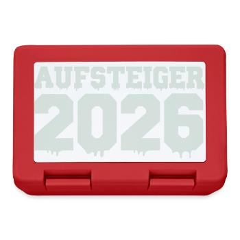 Aufsteiger 2026 Motiv - Brotdose - Rot - Vorne