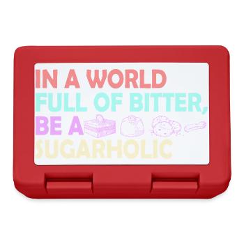 Citation de Sugarholic World - Boîte à goûter - rouge - Devant