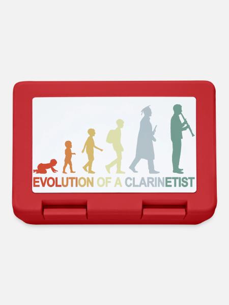 Évolution de la clarinette - Boîte à goûter - rouge