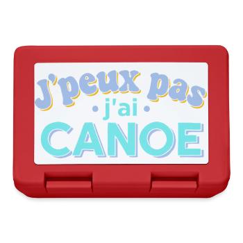 J'peux pas j'ai CANOE - Boîte à goûter - rouge - Devant