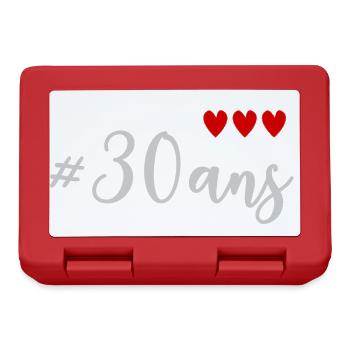 30. 30 YEARS. 30th ANNIVERSARY. 30 YEARS ANNIVERSARY. - Lunchbox - red - Front