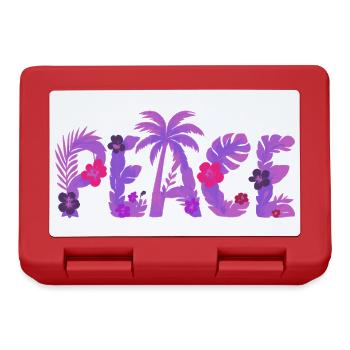 Tropical Peace - Brotdose - Rot - Vorne