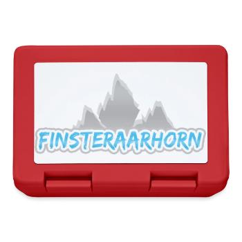 Geschenk für Finsteraarhorn - Brotdose - Rot - Vorne