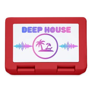 Deep House Vibes - Lunchbox - red - Front