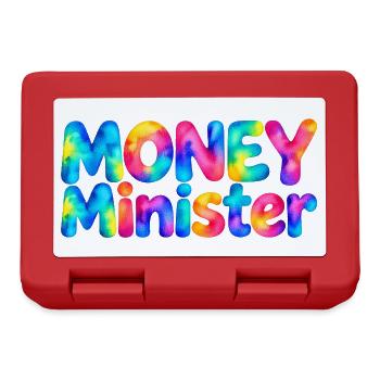 Money Minister – Große Pläne, kleines Budget - Brotdose - Rot - Vorne