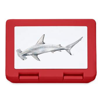 Tiburon martillon - Hammerhead shark - Requin - Lunchbox - red - Front