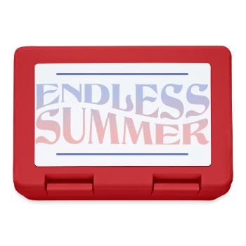 Endless Summer – Retro Summer Vibes - Lunchbox - red - Front