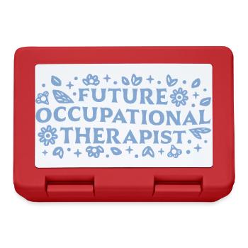 Futur ergothérapeute ou étudiant en esthétique - Boîte à goûter - rouge - Devant