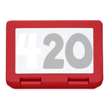 420 | 4,20 | Couleur de conception réglable - Boîte à goûter - rouge - Devant