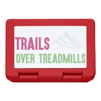 Trailrunning - Trails über Laufbänder - Brotdose - Rot - Vorne
