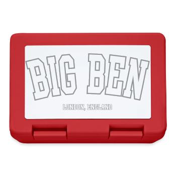 Big Ben London Print - Lunchbox - red - Front
