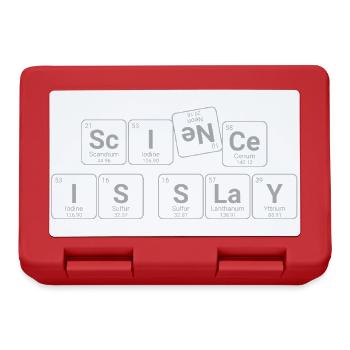 La science, c’est la folie - Boîte à goûter - rouge - Devant