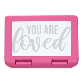 You Are Loved No Matter How You Feel Compassion - Lunchbox - pink - Front
