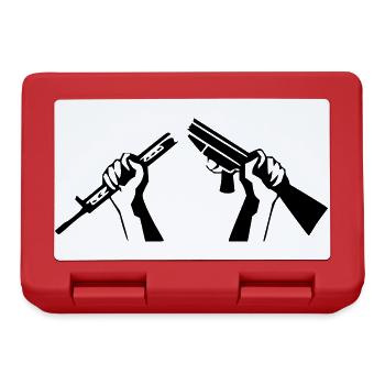 Broken Rifle - Symbol of Peace - Lunchbox - red - Front