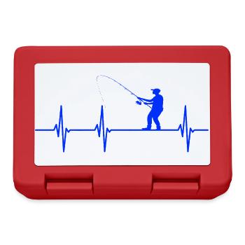 Canne à pêche Ekg Heartbeat Ecg - Boîte à goûter - rouge - Devant