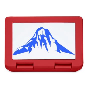 Montagnes Montagnes - Boîte à goûter - rouge - Devant