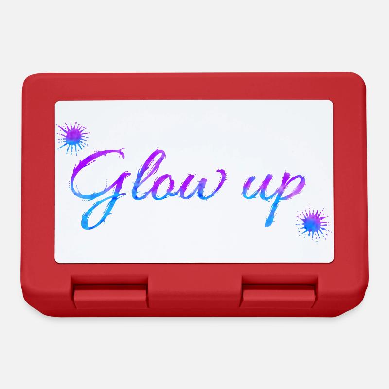 Glow up - Lunchbox - red