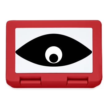 Eye watching you - Lunchbox - red - Front