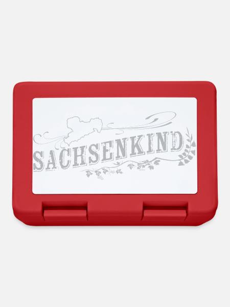 Sachsenkind - Sachsen - Brotdose - Rot