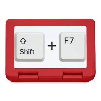 Shift F7 - Brotdose - Rot - Vorne