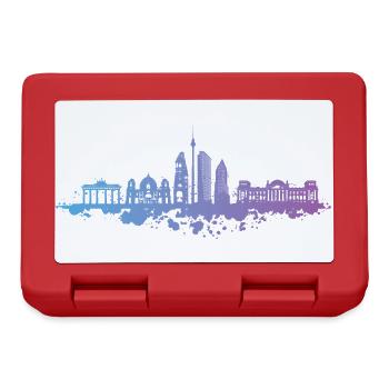 Berlin Brandenburg Gate Capital - Lunchbox - red - Front