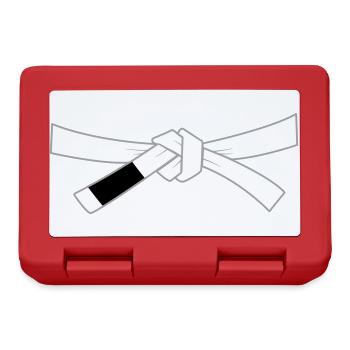 Whitebelt - Weißgurt - Brotdose - Rot - Vorne
