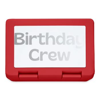 Birthday Crew - Lunchbox - red - Front