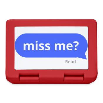 Miss me? - Lunchbox - red - Front