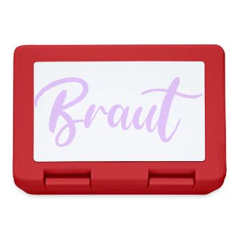 braut - Brotdose - Rot - Vorne