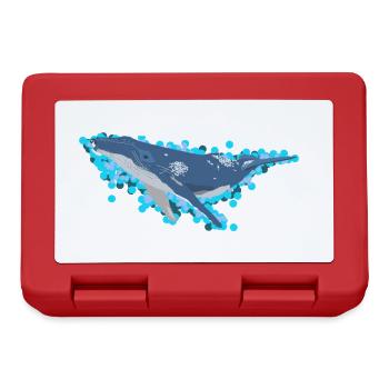 Humpback Whale for Sea Lovers - Lunchbox - red - Front