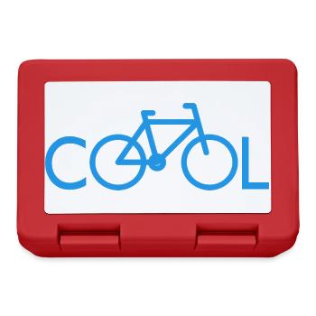 Bicycle Cool Saying Gift Wheel - Lunchbox - red - Front