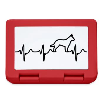 Heartbeat German Shepherd - Lunchbox - red - Front