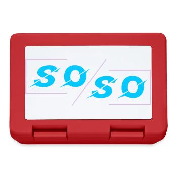 Soso - Lunchbox - red - Front