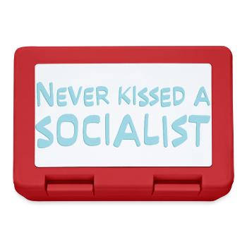 N’a jamais embrassé un socialiste - Boîte à goûter - rouge - Devant