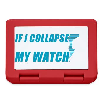 If I collapse funny running jogging runner - Lunchbox - red - Front