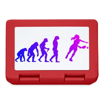 Cadeau pour joueur de pickleball pour les fans de pickleball pro - Boîte à goûter - rouge - Devant